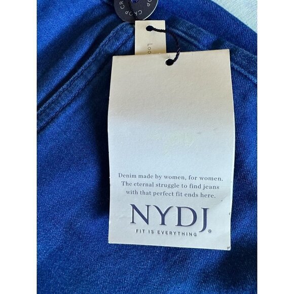NYDJ Not Your Daughters Jeans Women 20W Straight Marilyn Crop Cuff Lift and Tuck - Picture 8 of 13